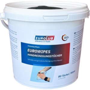 Meta title - EUROLUB EUROWIPES- Cleaning wipes 80gb mitrās salvetes