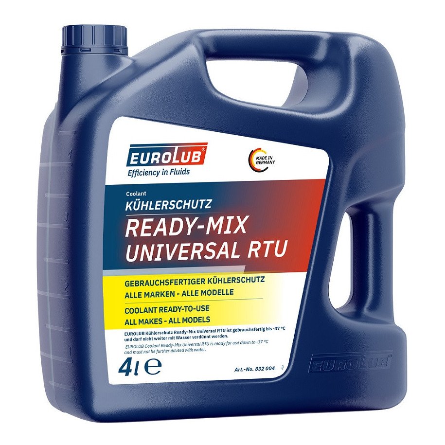 Meta title - EUROLUB COOLANT READY-MIX UNIVERSAL RTU 4L universāls dzesēšanas šķidrums