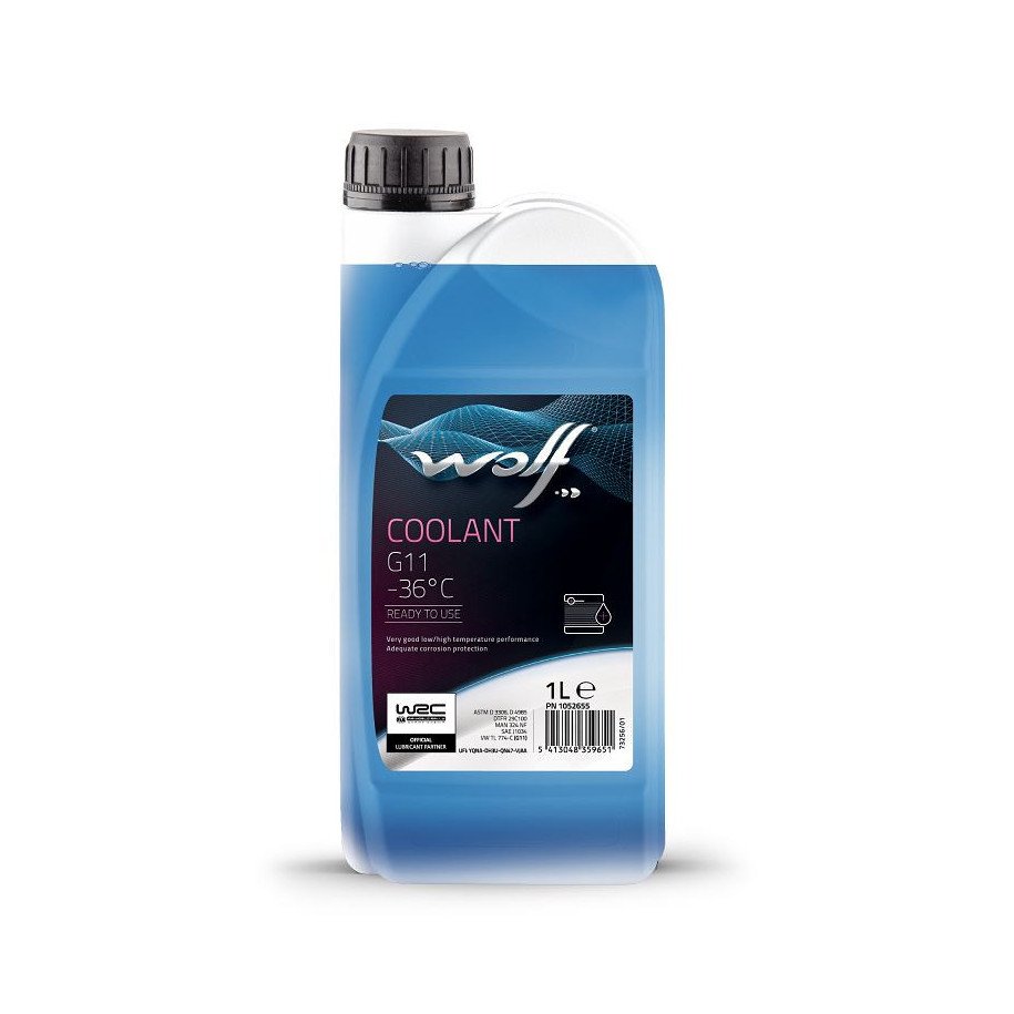 Meta title - WOLF COOLANT G11 -36°C 1L dzesēšanas šķidrums