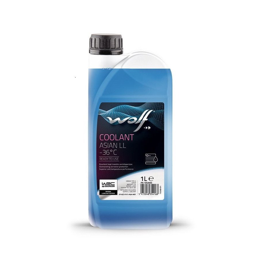 Meta title - WOLF COOLANT ASIAN LL G12+ -36°C 1L dzesēšanas šķidrums