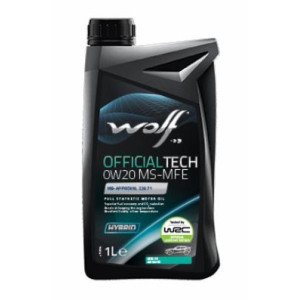 Meta title - WOLF OFFICIALTECH 0W20 MS-MFE 1L