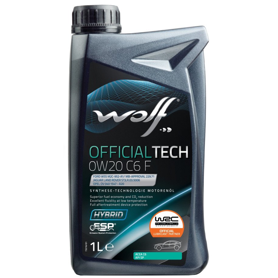Meta title - WOLF OFFICIALTECH 0W20 C6 F 1L