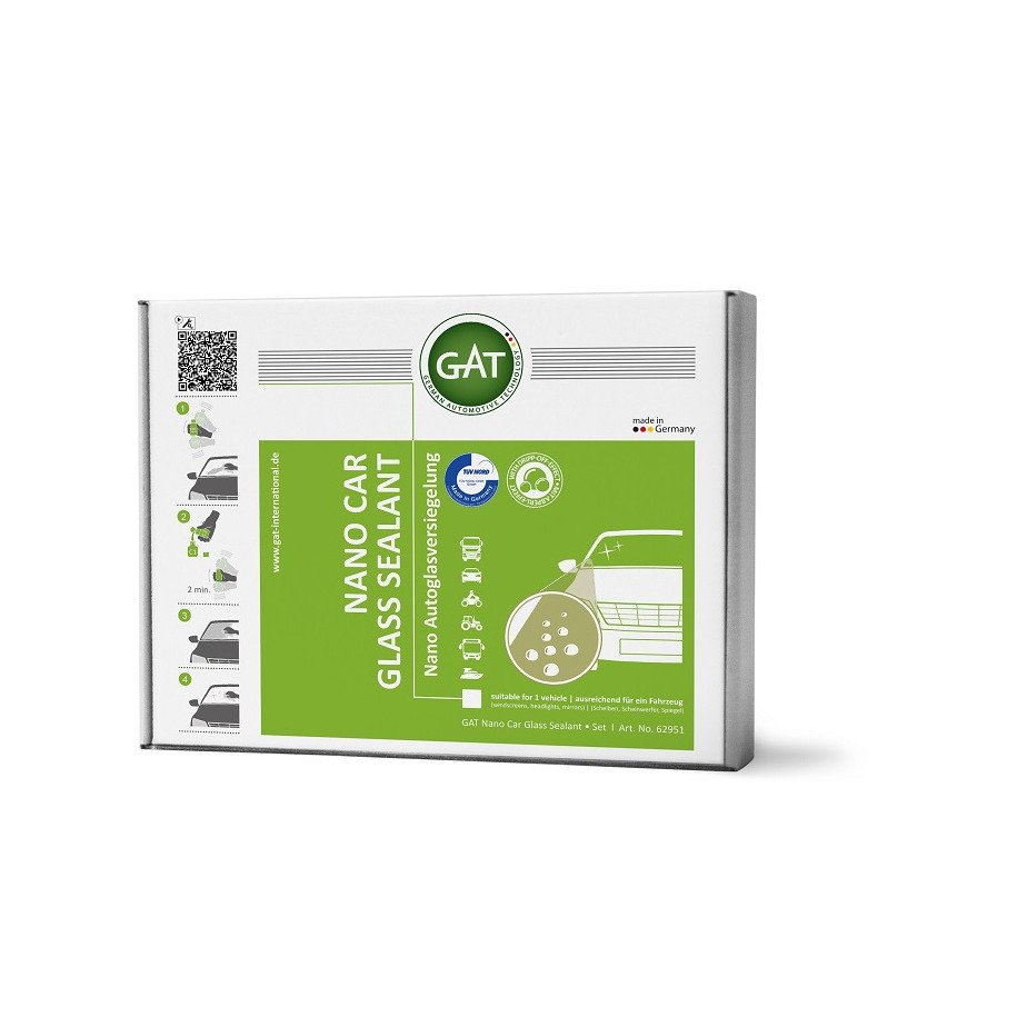Meta title - GAT Nano Car Glass Sealant Set. k-ts, 3 sastāvdaļas