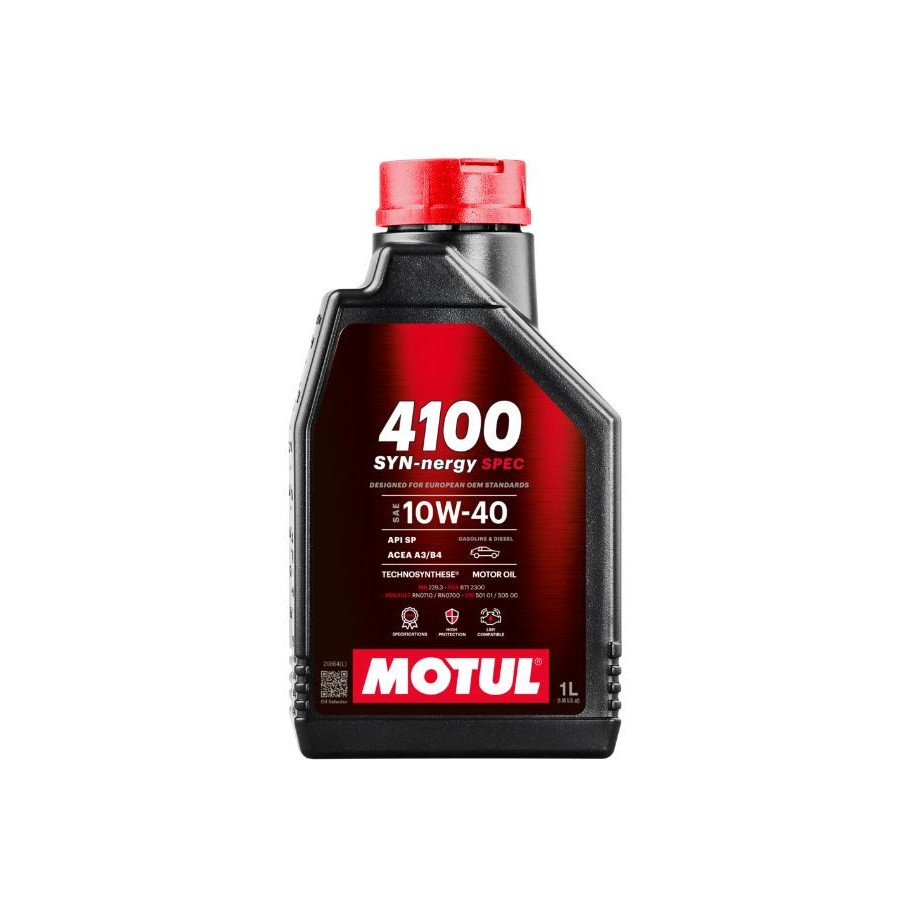 Meta title - MOTUL 4100 SYN-nergy SPEC 10W40 1L