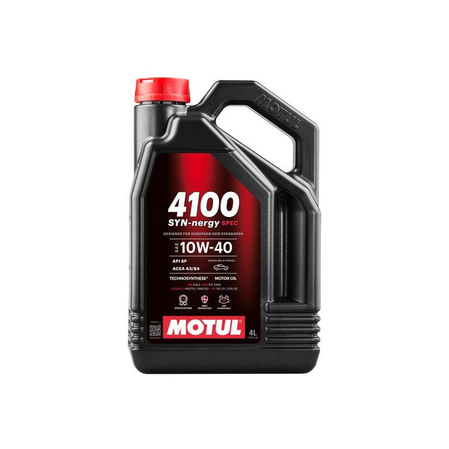 Meta title - MOTUL 4100 SYN-nergy SPEC 10W40 4L