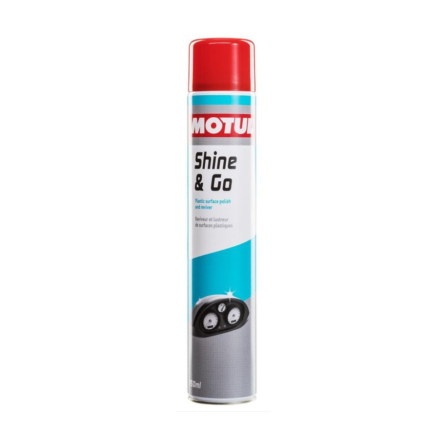 Meta title - MOTUL Shine & Go Workshop 750 ml plastmasas virsmu kopšanas līdzeklis