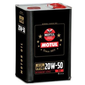 Meta title - MOTUL Classic Oil SAE 20W50 5L 1950- retroauto