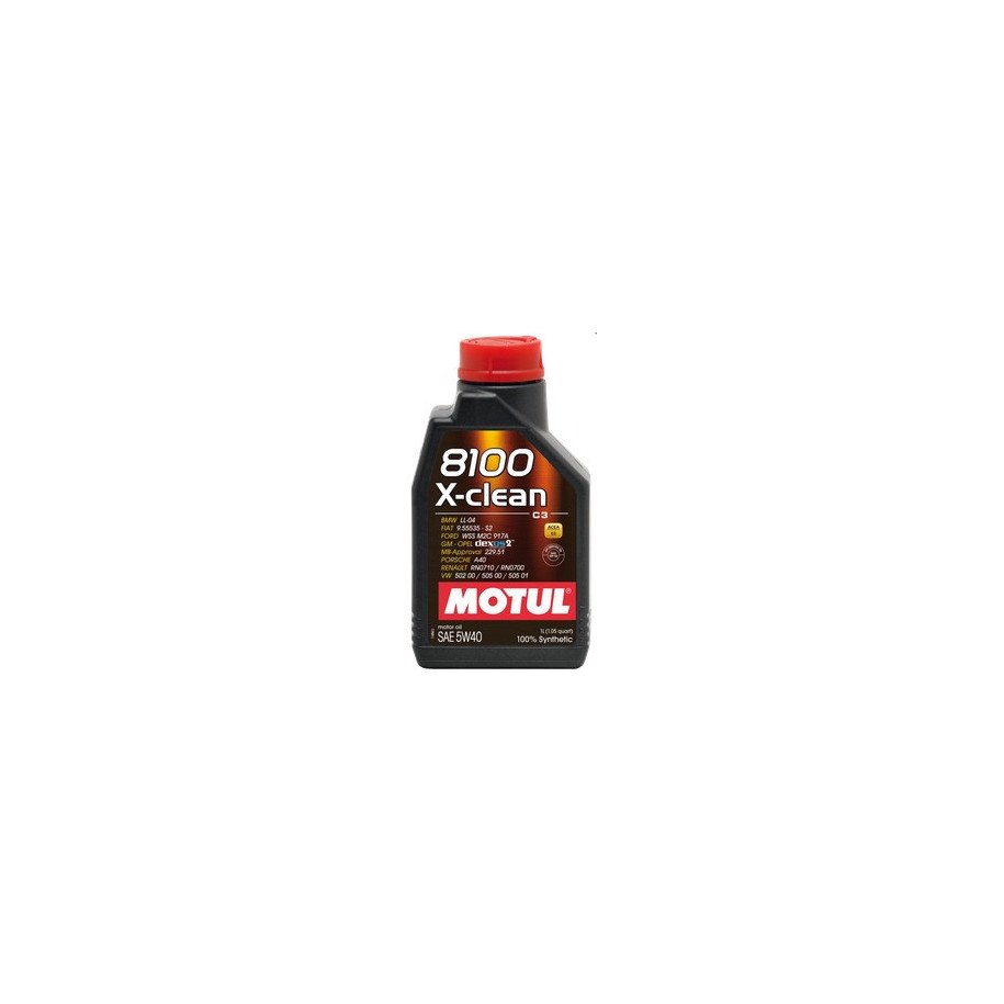 Meta title - MOTUL 8100 X-clean 5W40 1L