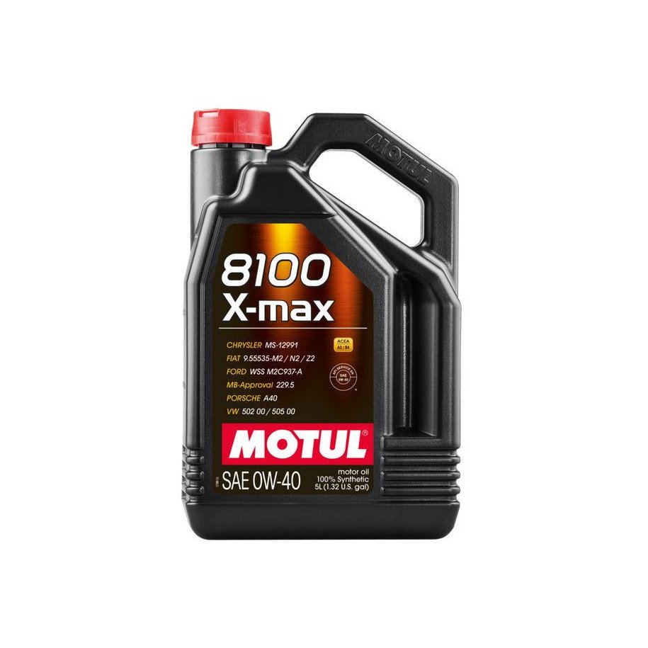 Meta title - MOTUL 8100 X-max 0W40 5L