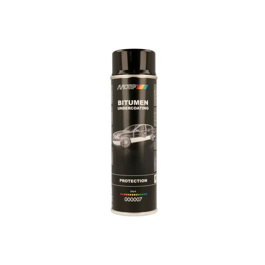 Meta title - MOTIP Bitumen Based Undercoating 500ml Black