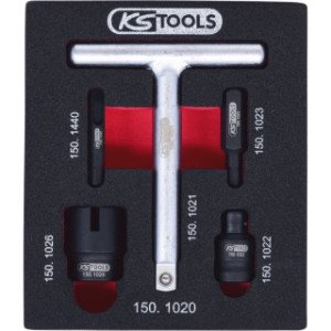KS TOOLS komplekts plastmasas eļļas nolaišanas skrūvēm