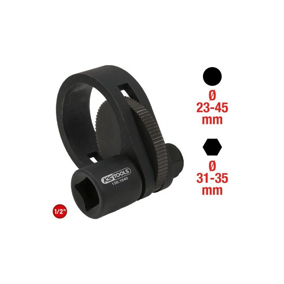 KS TOOLS Ekscentra iespīlēšanas un pagriešanas ierīce, 23-45mm