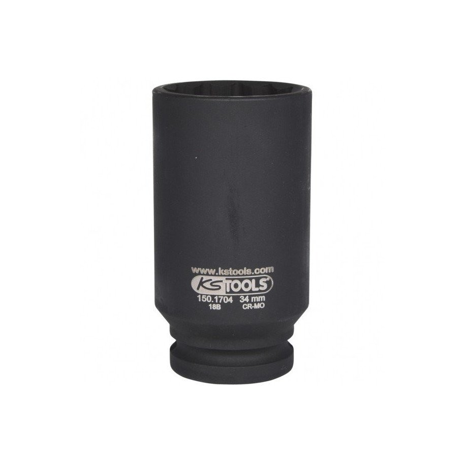 KS TOOLS 1/2" triecienmuciņa, 34mm, 12 kantis