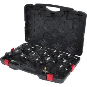 KS TOOLS Turbosistēmas spiediena testēšanas komplekts, 17 -daļīgs