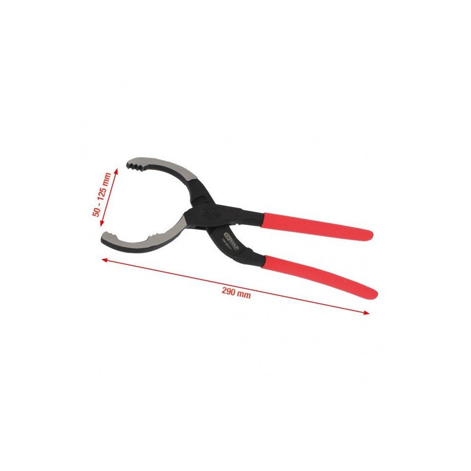 KS TOOLS 1/2" eļļas filtra stangas, 50-125mm