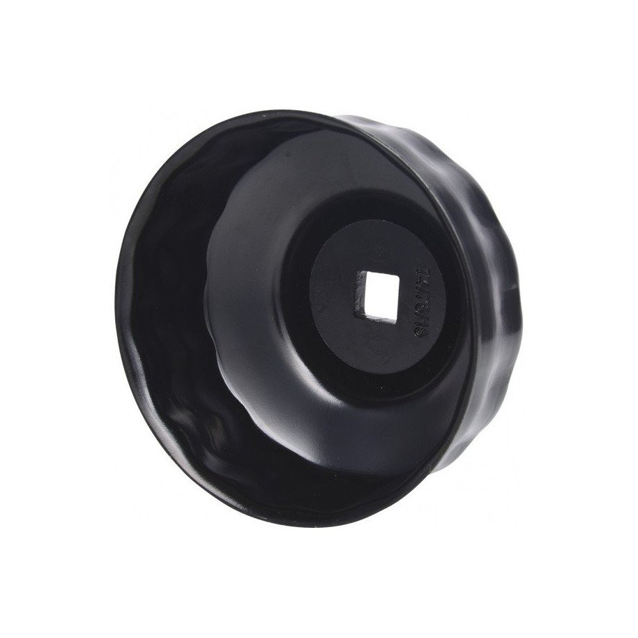 KS TOOLS 3/8" eļļas filtru atslēga, 74/76mm, 15 kantis