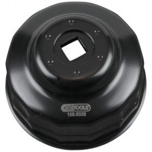 KS TOOLS 3/8" eļļas filtru atslēga, 65/67mm, 14 kantis