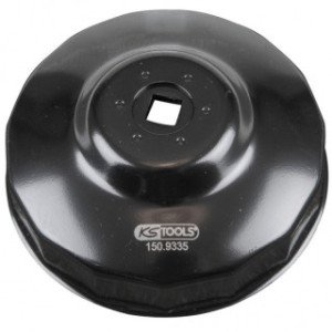 KS TOOLS 3/8" eļļas filtru atslēga, 100mm, 15 kantis