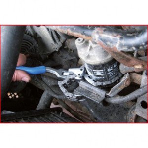 KS TOOLS Eļļas filtra atslēga ar ķēdi, Ø 160mm