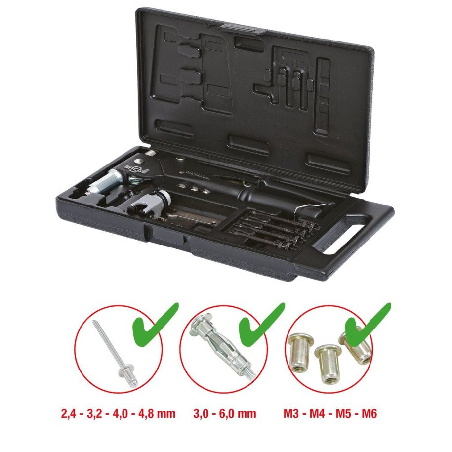 KS TOOLS  Rokas kniežu stangu komplekts, 10-daļīgs