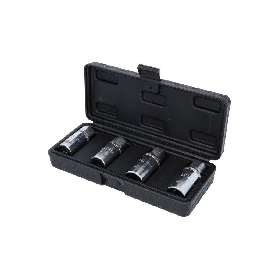 KS TOOLS Tapskrūves izskrūvēšanas komplekts (M6, M8, M10, M12), 4-daļīgs