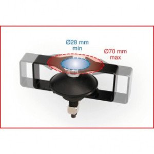KS TOOLS Bremžu atgaisošanas adapteris