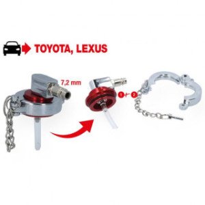 KS TOOLS Bremžu atgaisošanas adapteris Toyota un Lexus