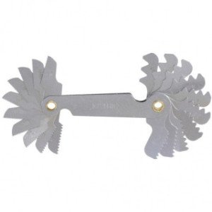 KS TOOLS Vītņu mērs, collās, 22-daļīgs