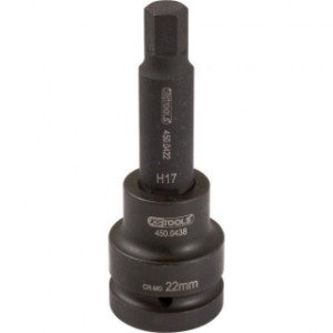 KS TOOLS 3/4" triecienmuciņa ar uzgali, 24mm, iekšējais seškantis, gara