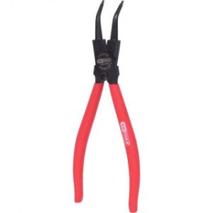 KS TOOLS Riteņu gultņa sprostgredzenu knaibles, ieliektas, 240mm