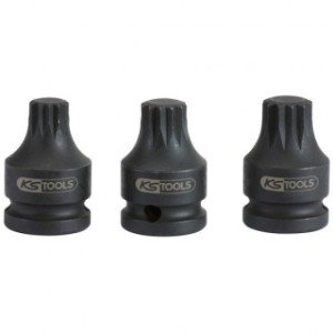 KS TOOLS 1/2" M16, XZN triecienmuciņa ar uzgali, īsa