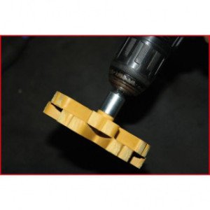 KS TOOLS 6mm Adapteris ar vītni, tīrīšanas ripām