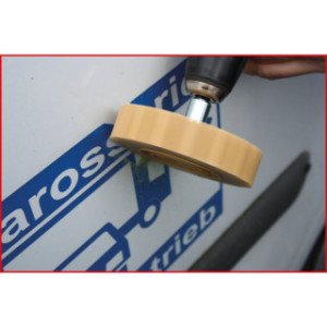 KS TOOLS Uzlīmju, Līmes noņemšanas ripa ar ribām