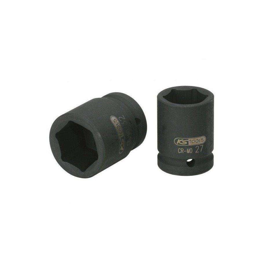 KS TOOLS 3/4" 35mm, 6-kanšu triecienmuciņa, īsa