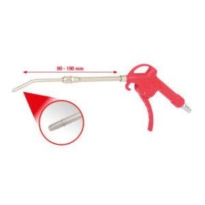 KS TOOLS Teleskopiska gaisa pistole, 90-190mm