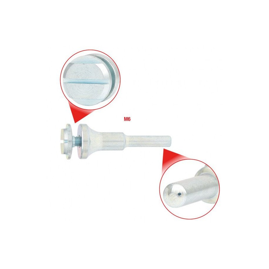KS TOOLS Spriegotājtapnis, M6, lieljaudas plānajām slīpripām