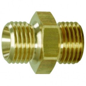 KS TOOLS Misiņa pneimo savienojums, G3/8" ārējā vītne