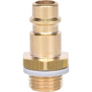 KS TOOLS G1/4" ārējā vītne, Misiņa pneimo savienojums