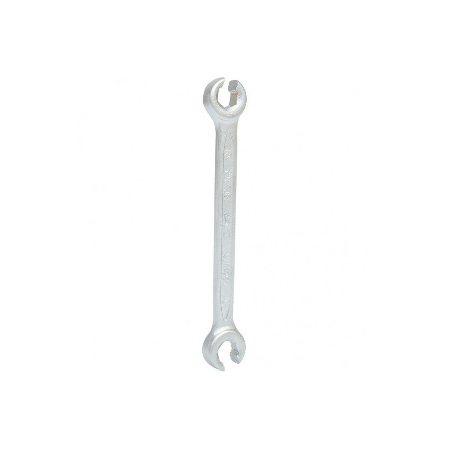 KS TOOLS  10x11mm, Divpusēja atvērtā gredzenatslēga, ieliekta, 6 kantis