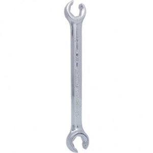 KS TOOLS  12x13mm, CHROMEplus divpusēja atvērtā gredzenatslēga, ieliekta