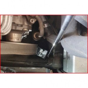 KS TOOLS Inspekcijas spogulis ar apgaismojumu