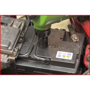 KS TOOLS Kanna kontrolētai akumulatora šķidruma pildīšanai