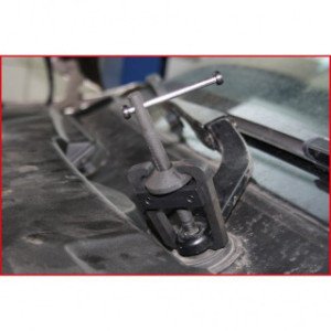 KS TOOLS Stikla tīrītāju novilcējs, ar 2 svirām, 45mm