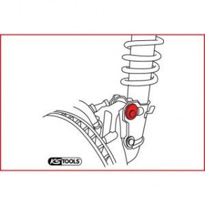 KS TOOLS 1/2", 21mm,  savirzes regulēšanas atslēga, VAG, MB