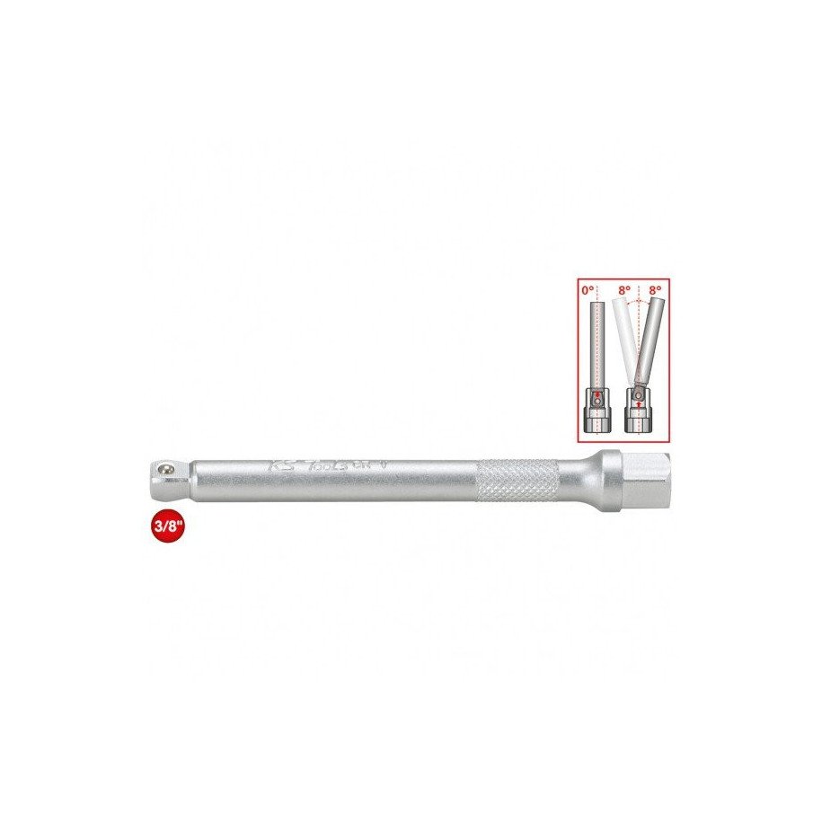 KS TOOLS 3/8" pagarinājums 450mm, nolokāms