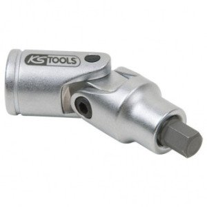 KS TOOLS 3/8" kardānmuciņa ar HEX uzgali 7mm