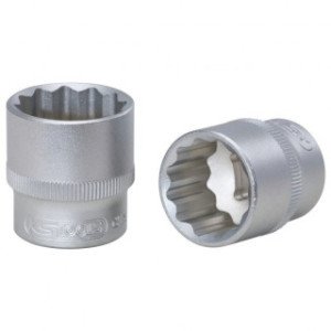 KS TOOLS 3/8" 8mm muciņa, 12-kanšu