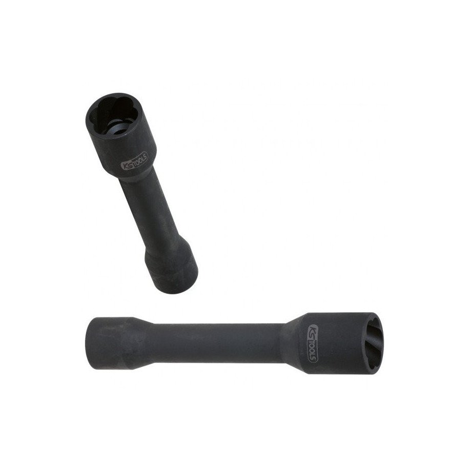 KS TOOLS 1/2" 17mm speciālā muciņa bojātiem uzgriežņiem, 145mm