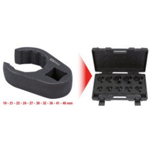KS TOOLS Atslēgu komplekts, SW 19-46mm, 12-kantis, 10-daļīgs