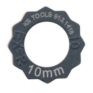 KS TOOLS 10mm bojātu uzgriežņu ekstraktors